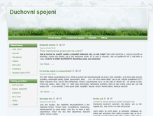 Tablet Screenshot of duchovnispojeni.cz